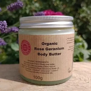 Body Butter - Rose Geranium -  Organic