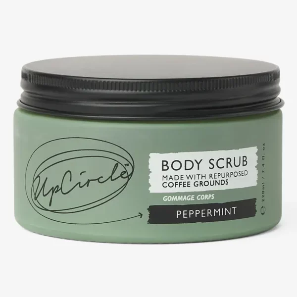 Body Scrub with Coffee + Shea Butter + Peppermint Vegan Eco