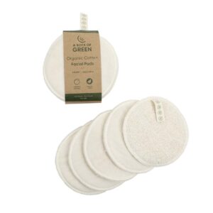 Facial Pads – Velvet – Pack of 5 - Organic Cotton