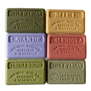French Marseille Natural Soap Bars 125g - Various
