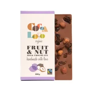 Cocoa Loco - Milk Chocolate Fruit & Nut Bar – 100g