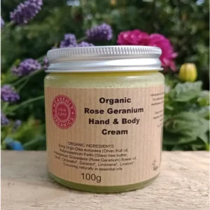 Hand & Body Cream - Rose Geranium - Organic
