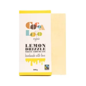 Cocoa Loco - White Chocolate Lemon Drizzle Bar – 100g