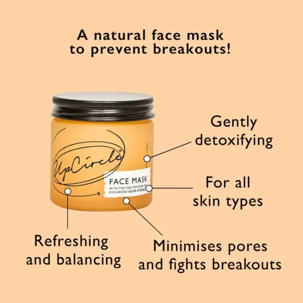 Upcircle - Face Mask with Kaolin Clay Natural Vegan Eco