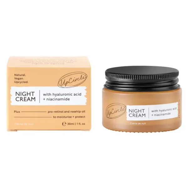 Upcircle - Night Cream Anti-Ageing Hyaluronic Acid + Niacinamide Eco