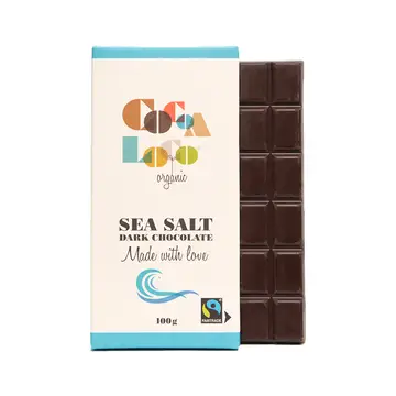 Cocoa Loco - Sea Salt & Dark Chocolate Bar – 100g
