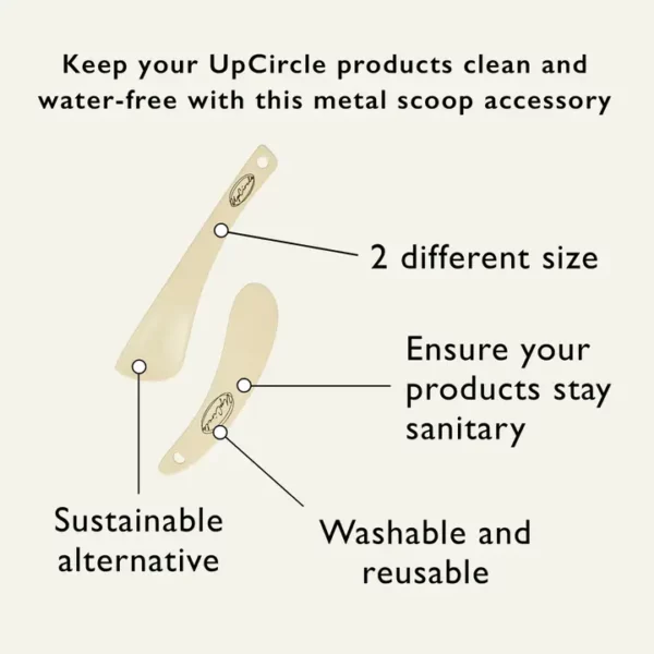 Upcircle - Cosmetic Spatulas x2 Zero Waste, Sustainable + Eco Friendly