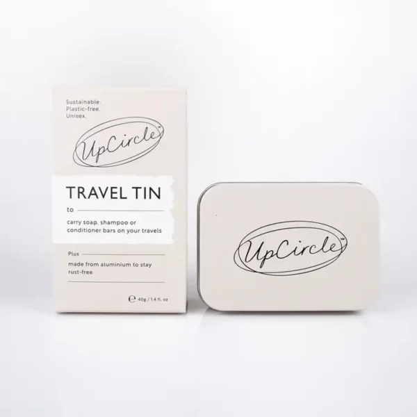 Upcircle - Travel Soap Tin with Drainage Tray Plastic-Free & Rust-Free