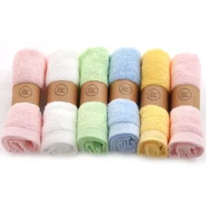Bamboo Face Cloths - Colourful Organic