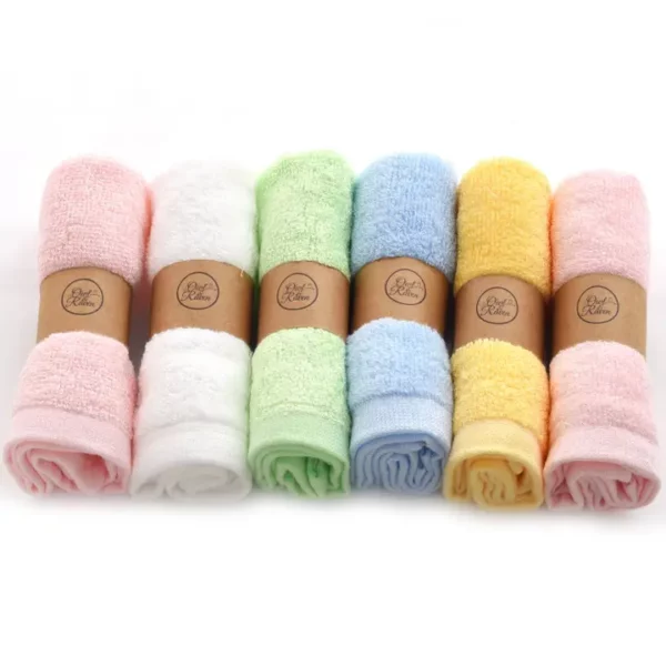Bamboo Face Cloths - Colourful Organic