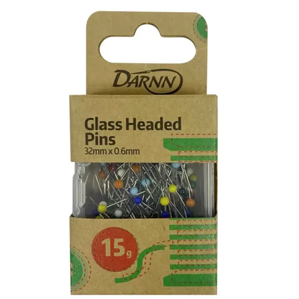 Darnn Glass Headed Pins