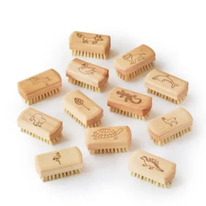 Kids Nail Brush - Natural Vegan (Fsc 100% Beechwood)