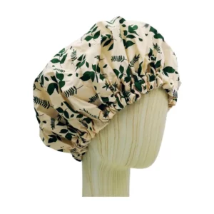 Olnatur - Bamboo & Cotton Shower Cap, Natural Bath Hat