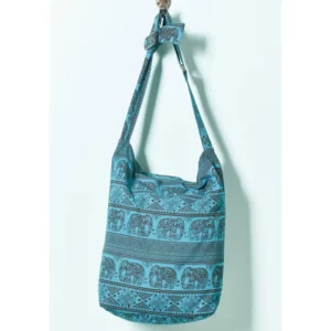 Shoulder Bag - Cotton - Elephant Design