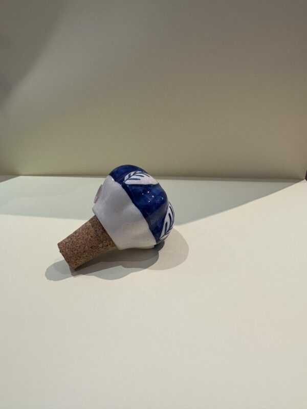 Ceramic Bottle Stopper - Leaf Design