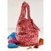 Recycled Sari Folding Shopping Bag