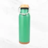Fiji Insulated Water Bottle with Bamboo Lid - Various Colours