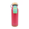 Fiji Insulated Water Bottle with Bamboo Lid - Various Colours