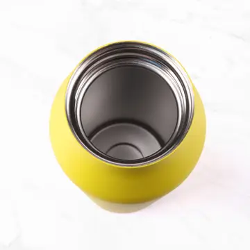 Fiji Insulated Water Bottle with Bamboo Lid - Various Colours