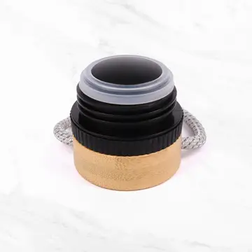 Fiji Insulated Water Bottle with Bamboo Lid - Various Colours