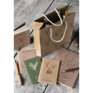 Recycled Dung & Tea Paper Notebooks