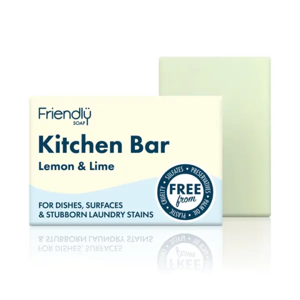 Kitchen Bar - Lemon & Lime - For Dishes, Surfaces & Stubborn Laundry Stains