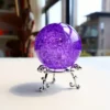 Crystal Ice Sphere with Stand