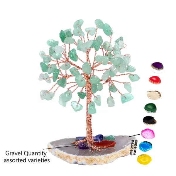 Crystal Chip Tree - Handmade - Various