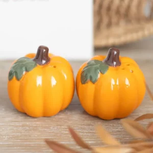 Salt and Pepper Shakers - Autumn and Fall Pumpkins