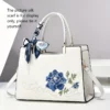 Elegant Handbag with Floral Designs - Various Colours