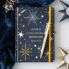 Leave A Little Sparkle Celestial Notebook with Citrine Pen