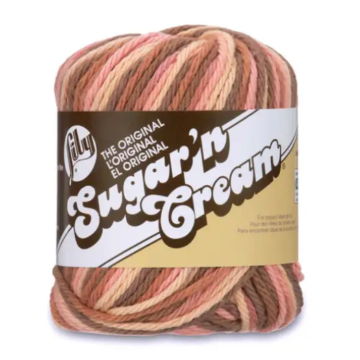 Lily Sugar & Cream 56.7g Multi-Colours 100% Cotton Yarn - Various