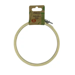 Darnn 6" Embroidery Hoop Bamboo, Bamboo Hoop For Craft