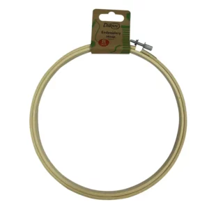 Darnn 8" Embroidery Hoop Bamboo, Bamboo Hoop For Craft