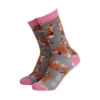 Smiling Faces Bamboo Socks - Women's
