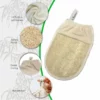 Olnatur Two Sided Loofah & Bamboo Mitt, Loofah Body Scrubber