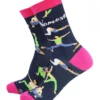Smiling Faces Bamboo Socks - Women's