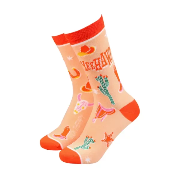 Smiling Faces Bamboo Socks - Women's