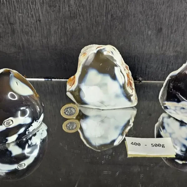 Orca Agate Crystal Stand Up 400g-500g