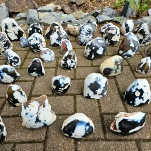 Orca Agate Crystal Stand Up 400g-500g