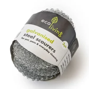 Galvanised Steel Scourers - 3 Pack