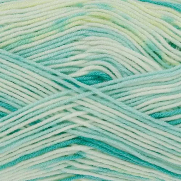 King Cole Yarn - Cherish DK Variegated (Baby) - Aqua Marine