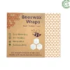 Beeswax Reusable Food Wrap pack of 3