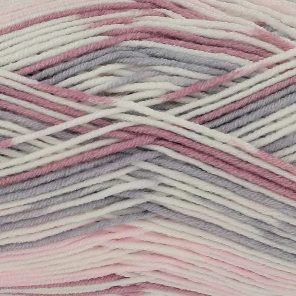 King Cole Yarn - Cherish DK Variegated (Baby)- Pink Fizz