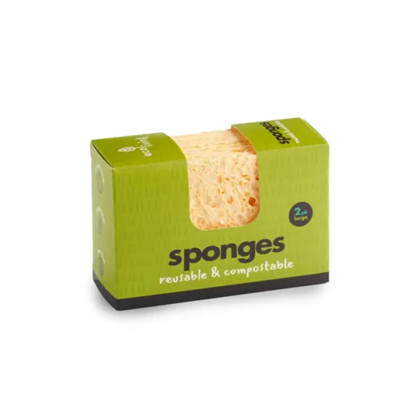 EcoLiving Compostable Sponge - 2 Pack