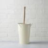 Toilet Brush Holder Metal - Cream